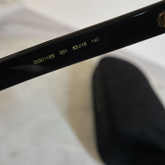 GUCCI 53MM Swarovski Clear Crystal Embellished Oversize Cat Eye Sunglasses - Picture 9 of 12